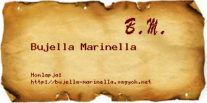Bujella Marinella névjegykártya